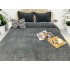 Set Patura groasa MERINOS tip cuvertura cu 2 fete de perna 50x70cm, Gri Petrol [4]