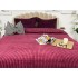 Set Patura groasa MERINOS tip cuvertura cu 2 fete de perna 50x70cm, Bordo [4]