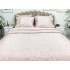 Set LUXURY ELENA 6 piese Cuvertura si Cearsaf de pat cu 4 fete de perna, Roz Pudra [4]