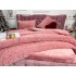 Lenjerie pentru pat dublu pufoasa CoCoLiNo, tip tricotaj, 4 piese, Roz [17]