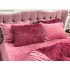 Lenjerie pat super pufoasa COCOLINO Fluffy cu ciucuri, 6 piese, PURPURIU [10]