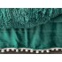 Lenjerie pat super pufoasa COCOLINO Fluffy cu ciucuri, 6 piese, VERDE INCHIS [10]
