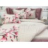 Lenjerie pat dublu, Finet, 6 piese, Bej-Roz, magnolii [7]