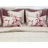 Lenjerie pat dublu, Finet, 6 piese, Bej-Roz, magnolii [4]
