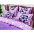 Lenjerie pat dublu, Finet, 6 piese, Mov, fluturi [6]