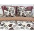 Lenjerie pat dublu, Finet, 6 piese, Maro, inimioare [4]