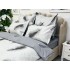 Lenjerie pat dublu, Finet, 6 piese, Gri, pene [6]