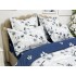 Lenjerie pat dublu, Finet, 6 piese, Gri, flori [5]