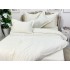 Lenjerie pat dublu cu ELASTIC, Finet, 6 piese, Crem [8]