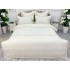 Lenjerie pat dublu cu ELASTIC, Finet, 6 piese, Crem [3]