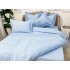 Lenjerie pat dublu cu ELASTIC, Finet, 6 piese, Bleu [7]