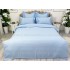 Lenjerie pat dublu cu ELASTIC, Finet, 6 piese, Bleu [2]