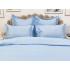 Lenjerie pat dublu cu ELASTIC, Finet, 6 piese, Bleu [4]