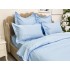 Lenjerie pat dublu cu ELASTIC, Finet, 6 piese, Bleu [5]