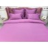 Lenjerie pat dublu cu ELASTIC, Finet, 6 piese, Mov [3]