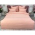 Lenjerie pat dublu cu ELASTIC, Finet, 6 piese, Somon [2]