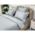 Lenjerie pat dublu cu ELASTIC, Finet, 6 piese, Gri [7]