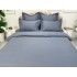 Lenjerie pat dublu cu ELASTIC, Finet, 6 piese, Gri petrol [3]