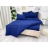 Lenjerie pat dublu cu ELASTIC, Finet, 6 piese, Albastru intens [7]