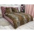 Lenjerie pat dublu,  FINET, 6 piese, Jojo Home, Maro-Multicolor, animal print [6]