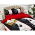 Lenjerie pat dublu, Pucioasa Romania, 4 piese, Bumbac Satinat Superior ELV55 [8]
