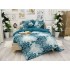 Lenjerie pat dublu, Ralex Pucioasa,  Finet, 6 piese, Albastru, stelute [8]