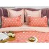 Lenjerie pat dublu, Ralex Pucioasa,  Finet, 6 piese, Roz, bufnite, inimioare [4]