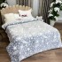 Patura CoCoLiNo Puffy, 200x220cm, Gri, Alb, stelute [2]