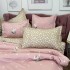 Lenjerie pat dublu, Finet, 6 piese, Roz, flori, buline [5]