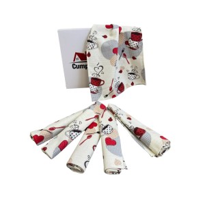 Set de 6 Prosoape Waffle, 30x50cm, pentru Bucatarie, Bumbac 100% Gofre, Atelier CumparaMisim, Crem, Rosu, Cafea Set de 6 Prosoape Waffle, 30x50cm, pentru Bucatarie, Bumbac 100% Gofre, Atelier CumparaMisim, Crem, Rosu, Cafea