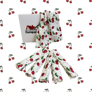 Set de 6 Prosoape Waffle, 30x50cm, pentru Bucatarie, Bumbac 100% Gofre, Atelier CumparaMisim, Alb, Rosu, cirese,inimioare  Set de 6 Prosoape Waffle, 30x50cm, pentru Bucatarie, Bumbac 100% Gofre, Atelier CumparaMisim, Alb, Rosu, cirese,inimioare