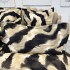 Lenjerie pat dublu (140x200cm, 160x200cm, 180x200cm), FINET, 6 piese, Alb, Negru, animal print luxury [7]
