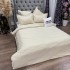 Lenjerie HoReCa, pat dublu, Damasc Finetat Deluxe cu Elastic, 6 piese, Crem [4]