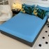 Lenjerie pat dublu, FINET, Imprimeu Digital 5D - Identic cu poza, Cu ELASTIC, 6 piese, Jojo Home, Turquoise, Galben, Verde, Lalele [4]